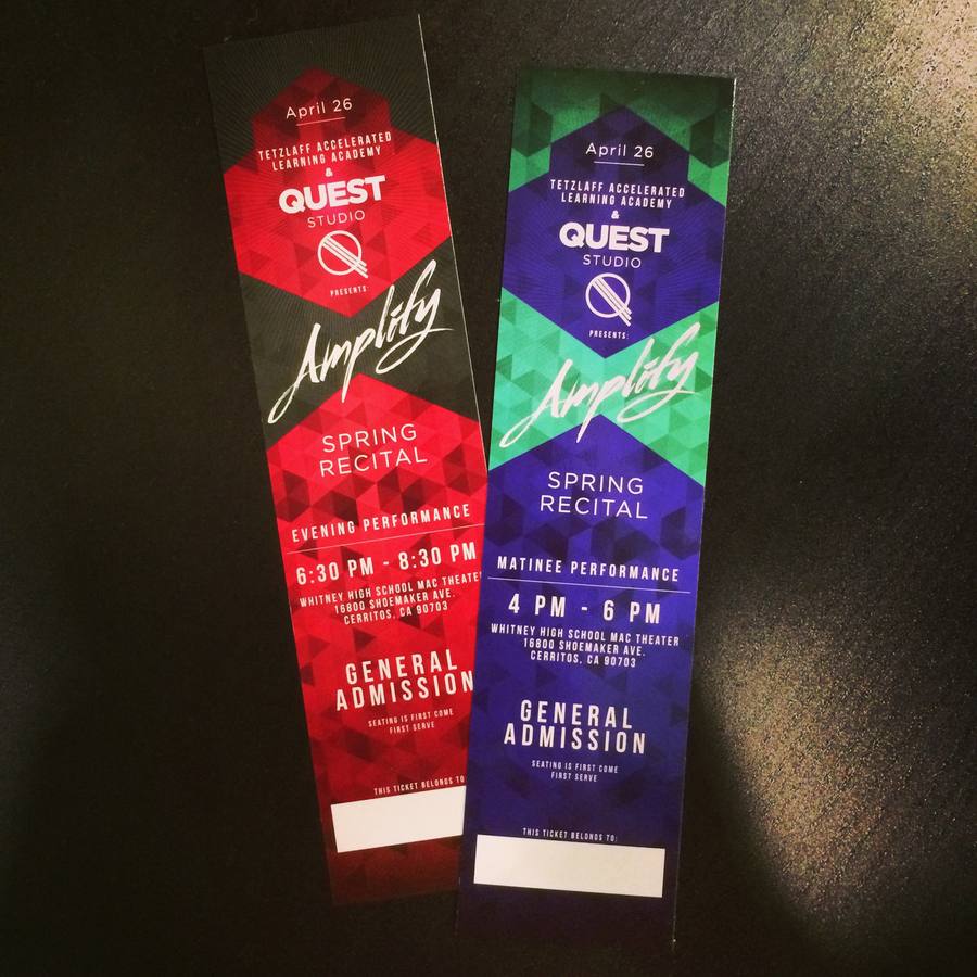 Amplify tickets