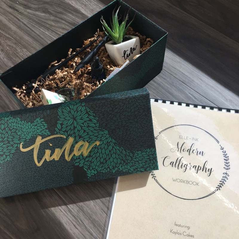 Elle Ink calligraphy workshop box