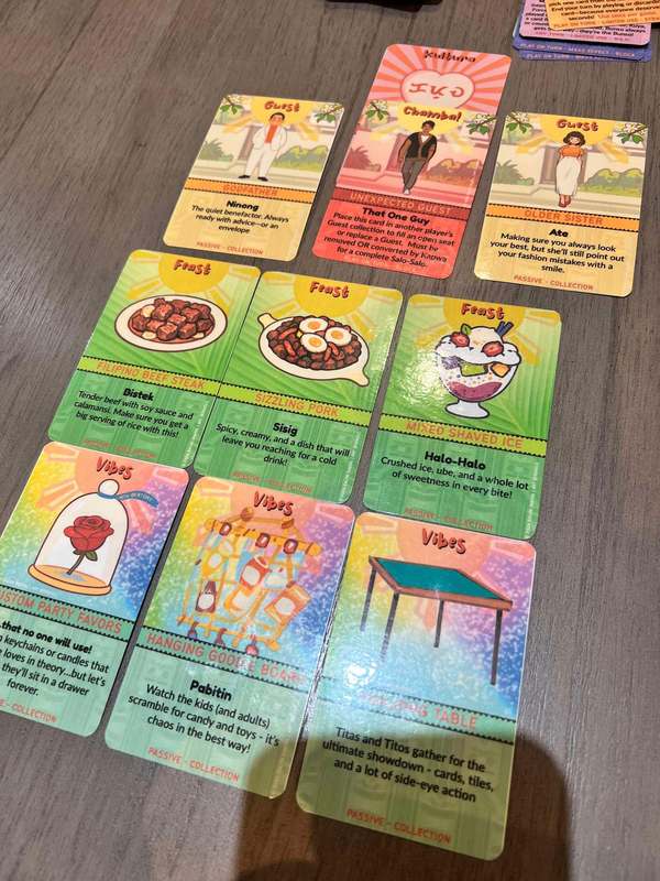 Cards flat