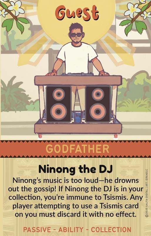Ninong DJ card